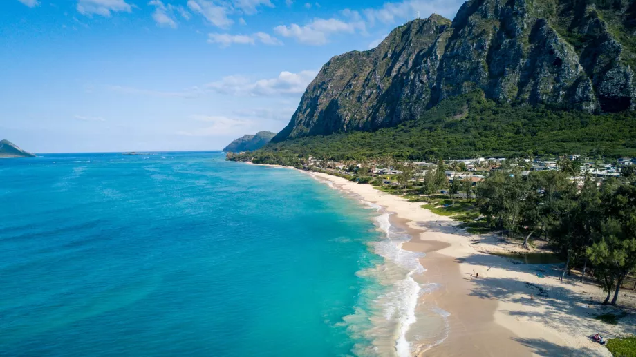 Waimanalo-spiaggia