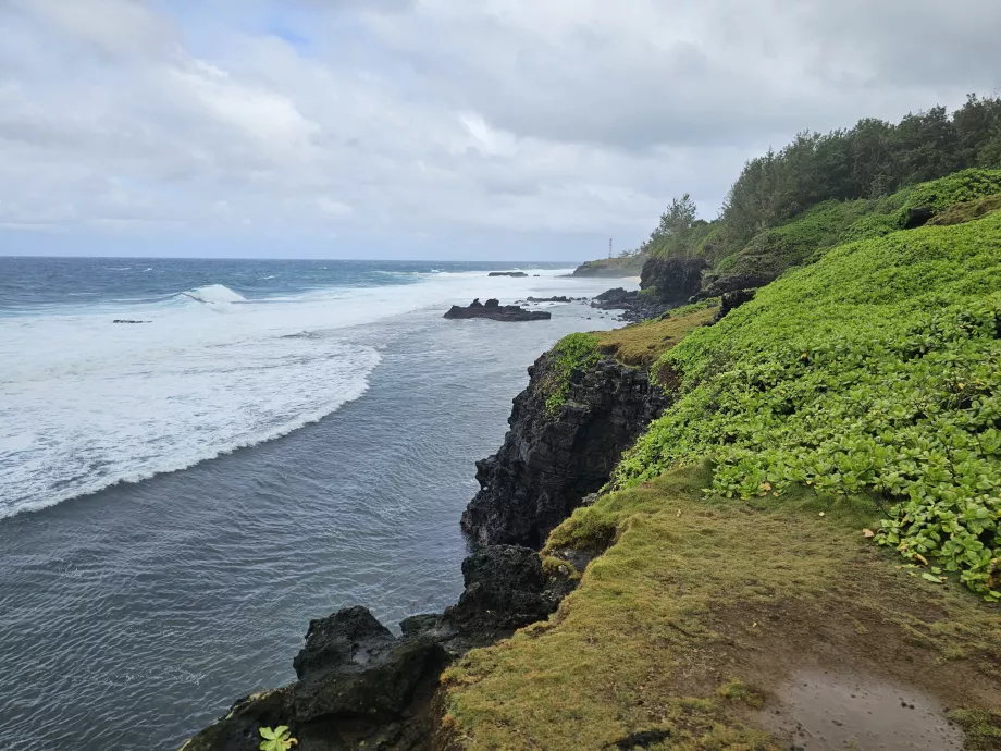 Le scogliere di Gris Gris Beach