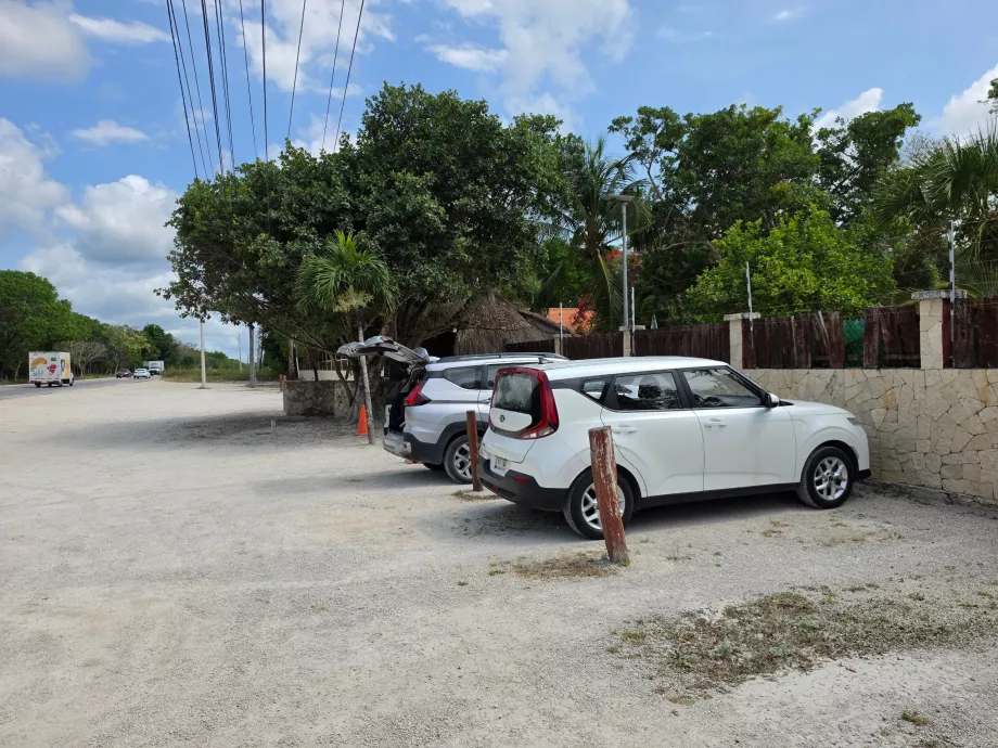 Parcheggio al Gran Cenote