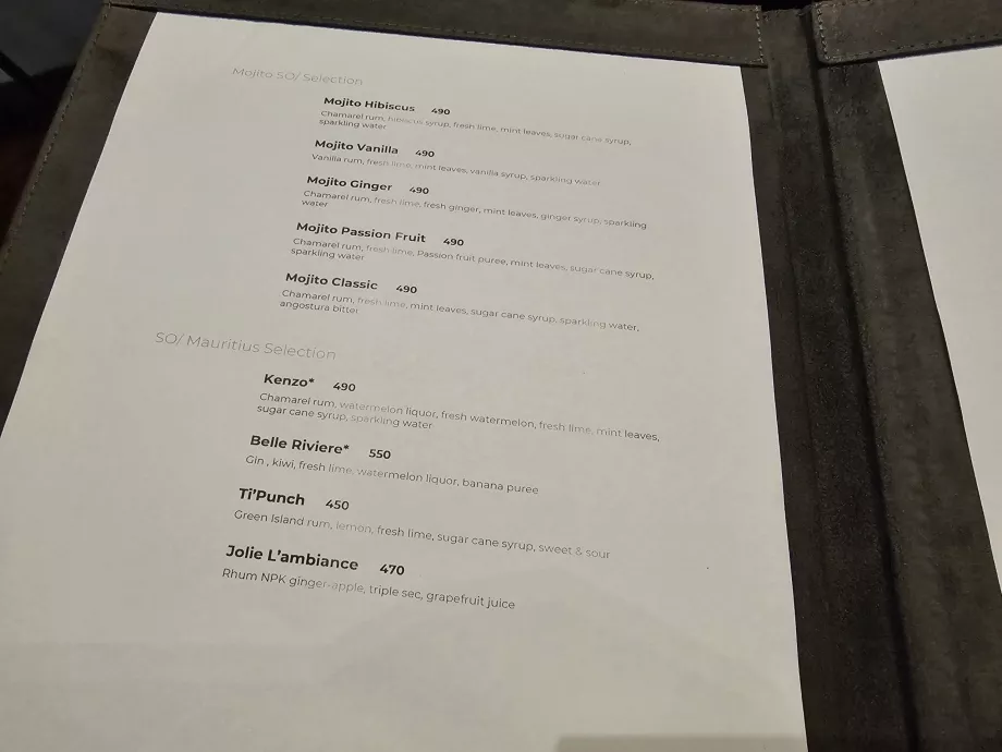 Prezzi dei cocktail