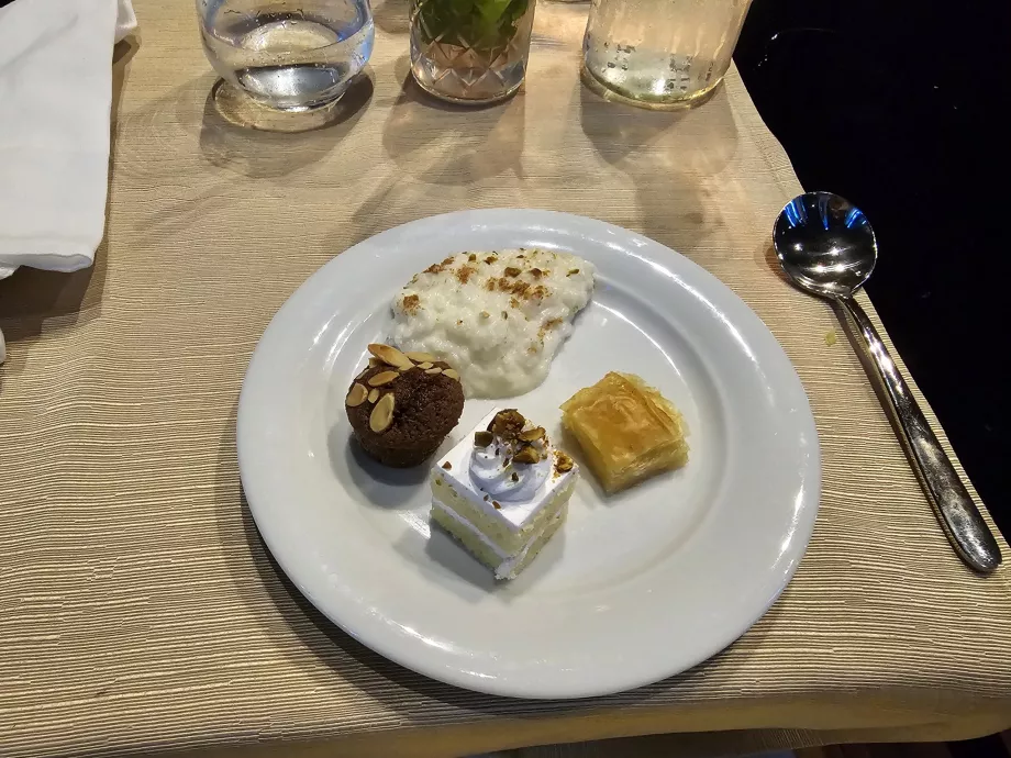 Dessert, cena
