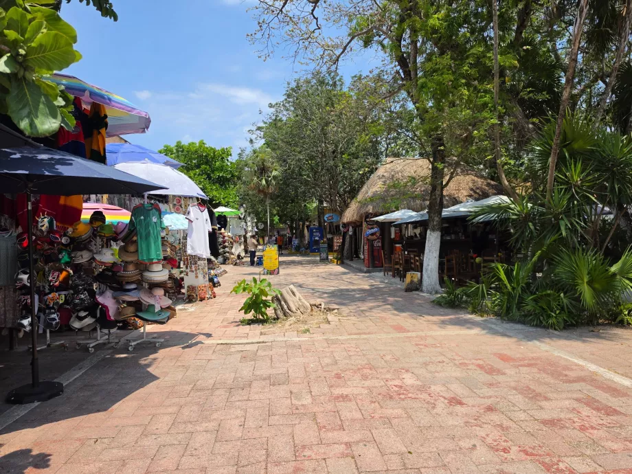 Sito archeologico di Tulum, negozi di souvenir