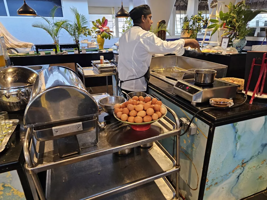 Barretta di uova a colazione