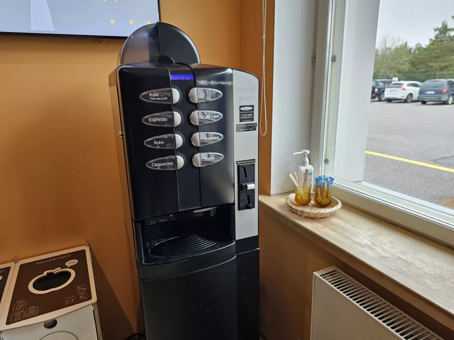 Macchina da caffè, parte pubblica