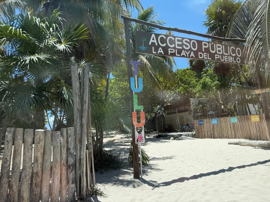 Accesso pubblico alla spiaggia