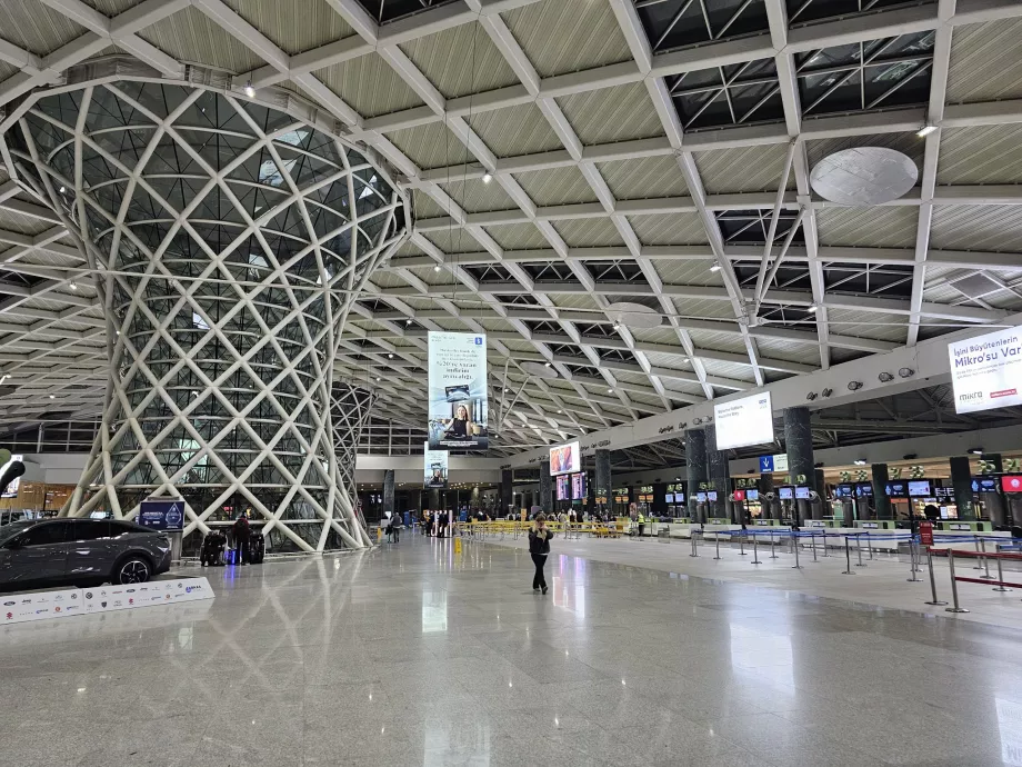 Banchi check-in, terminal nazionale