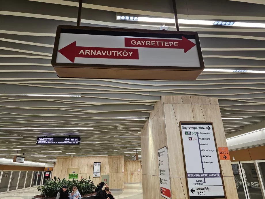 Direzione Gayrettepe verso il centro