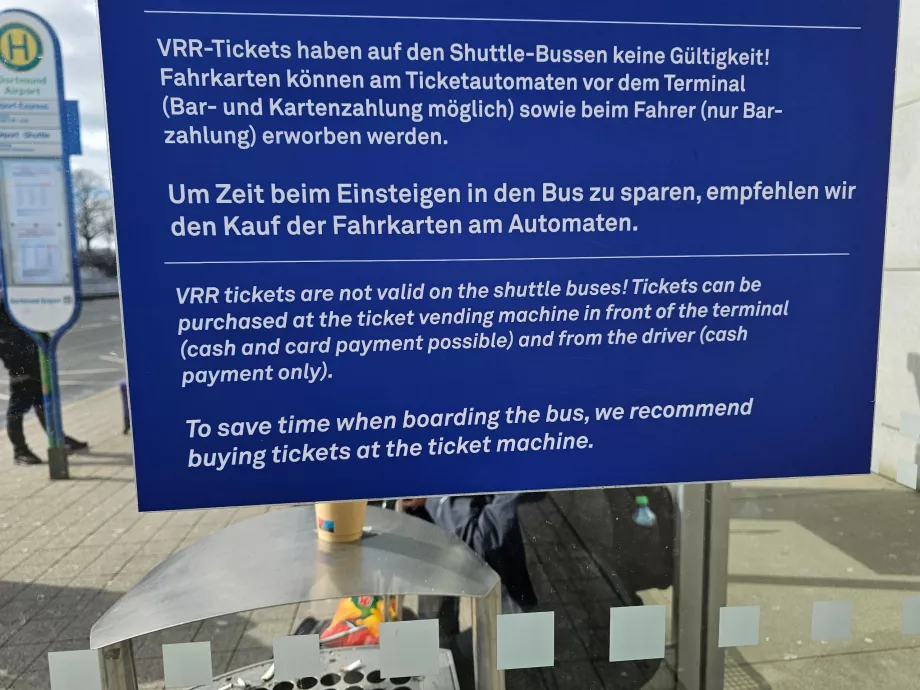 Informazioni sulle linee aeroportuali speciali