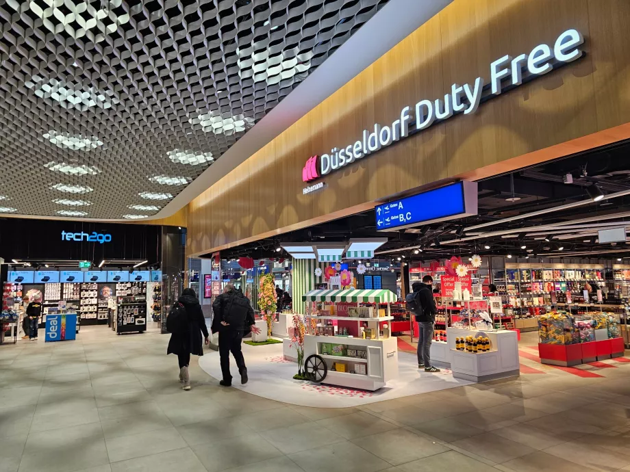 Negozio duty free a DUS