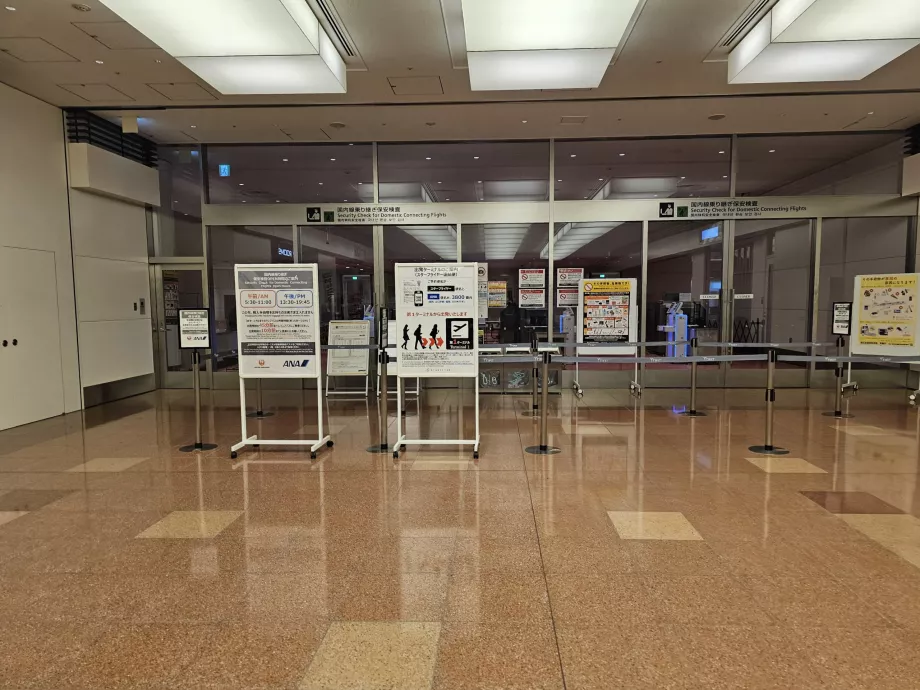 Controllo di sicurezza per i voli nazionali in coincidenza