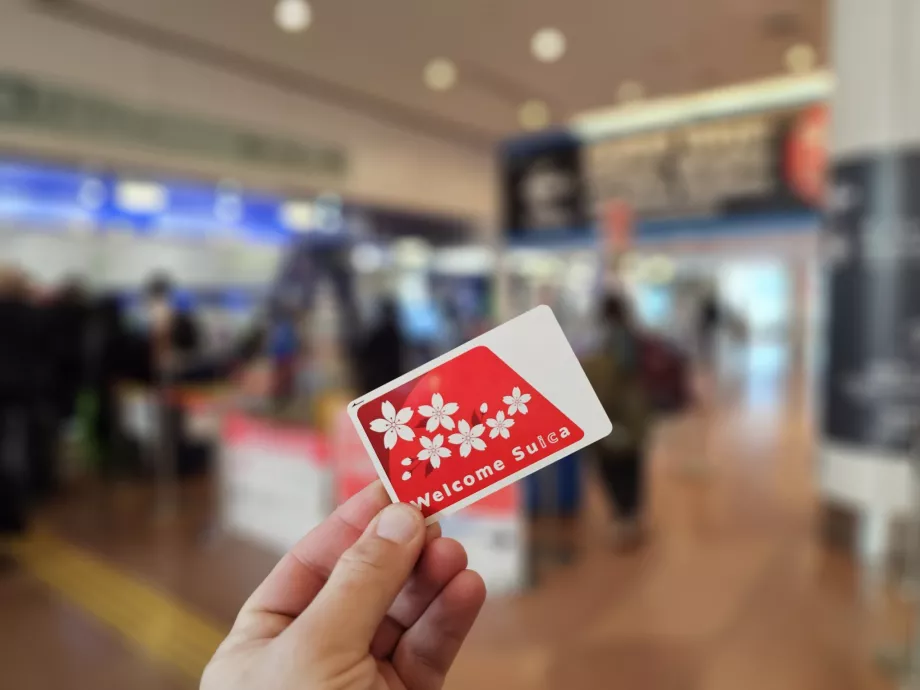 Carta di benvenuto Suica