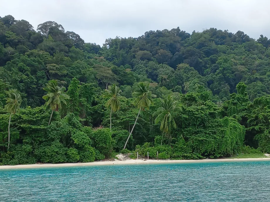 Spiaggia di Teluk Pauh, Perhentiany, Malesia