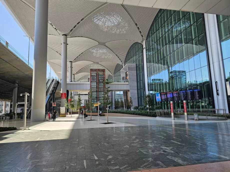 arrivo dall'aeroporto di Istanbul