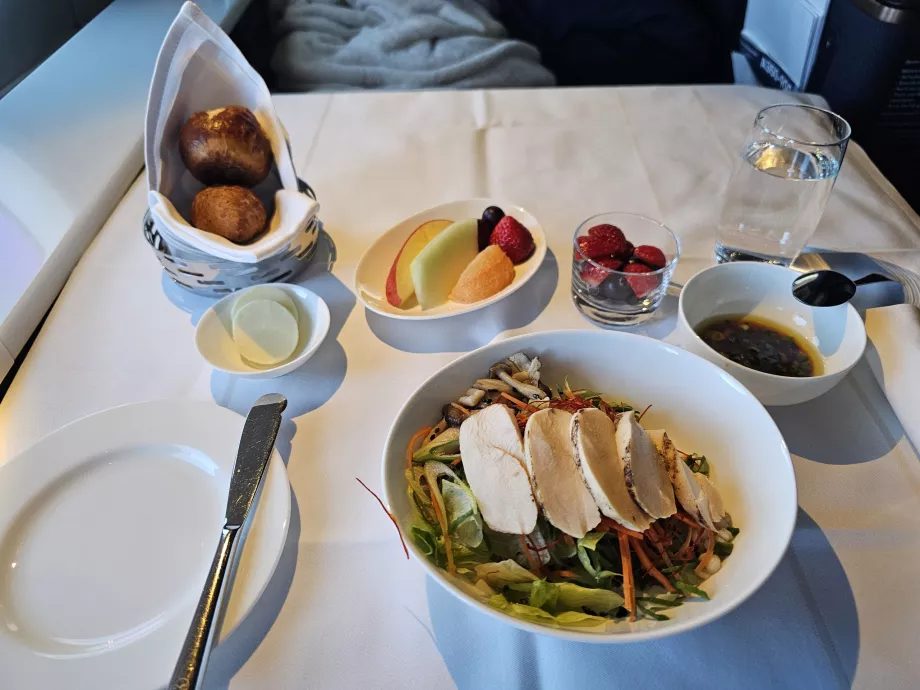 Cena prima dell'atterraggio