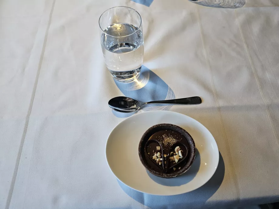 Dessert prima dell'atterraggio