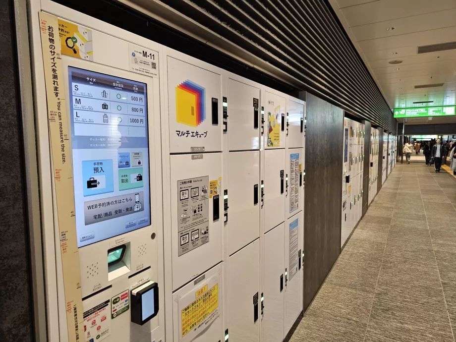 Armadietti per il deposito dei bagagli