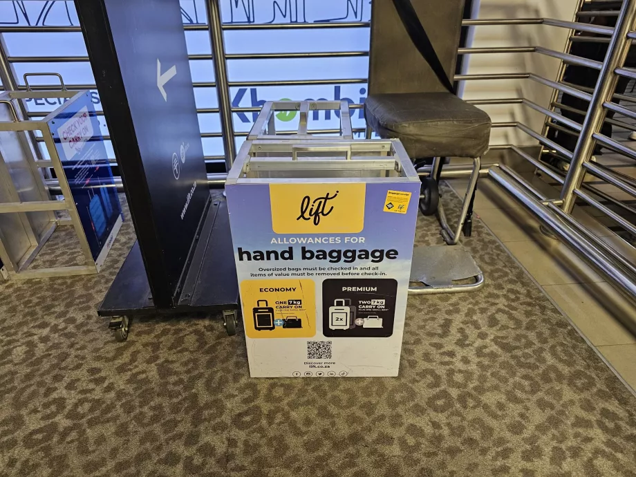 Modello di bagaglio a mano