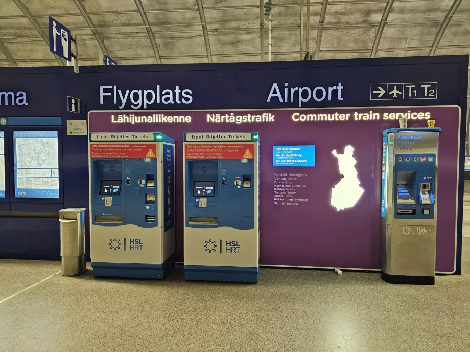 Biglietterie automatiche, stazioni ferroviarie