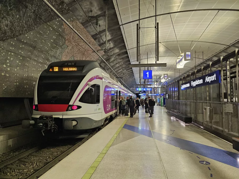Treno, Aeroporto di Helsinki