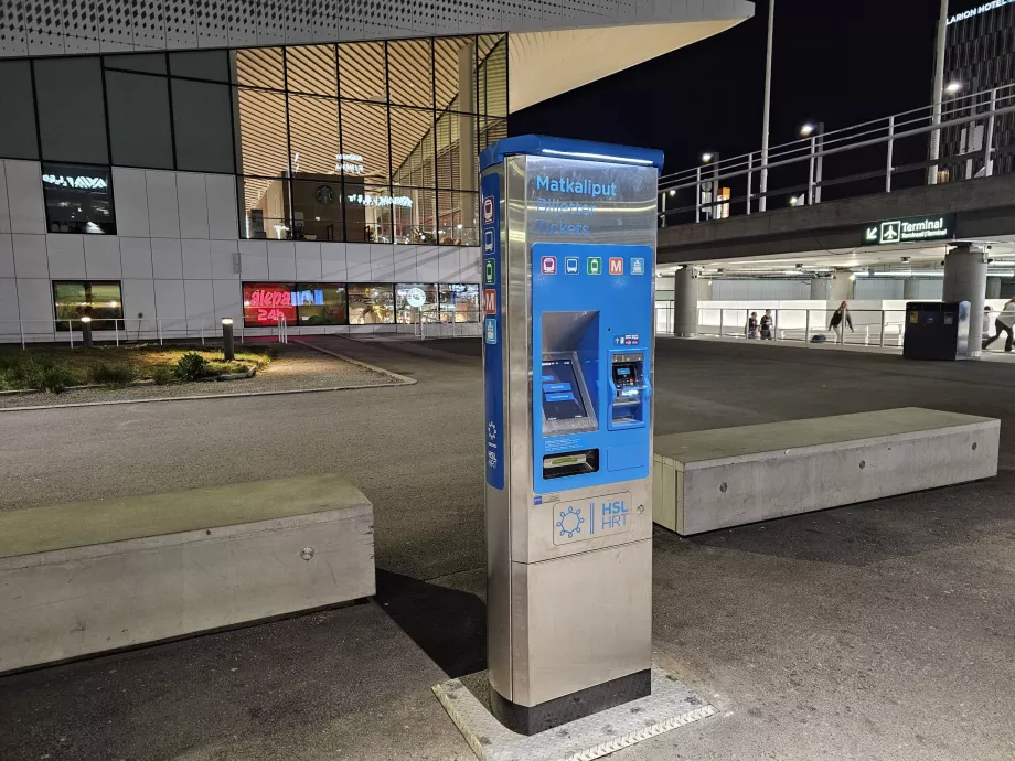 Biglietteria automatica, fermata dell'autobus