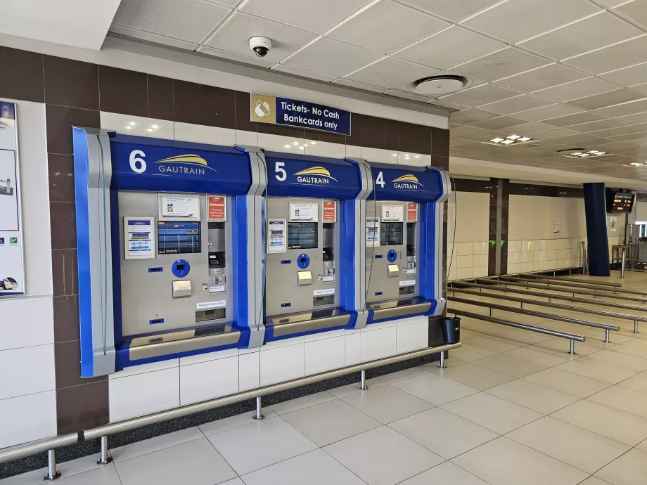 Biglietteria automatica sul Gautrain