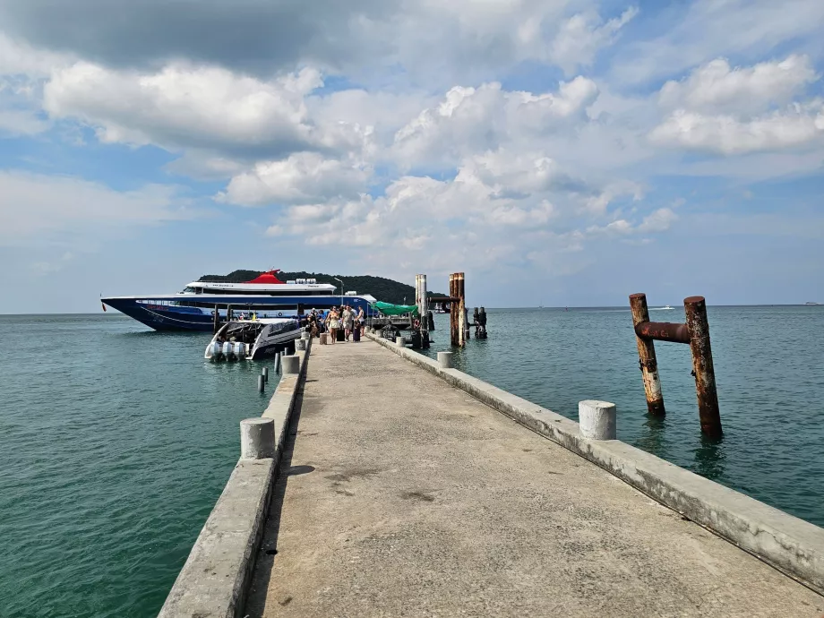 Il molo di Thong Sala a Koh Phangan