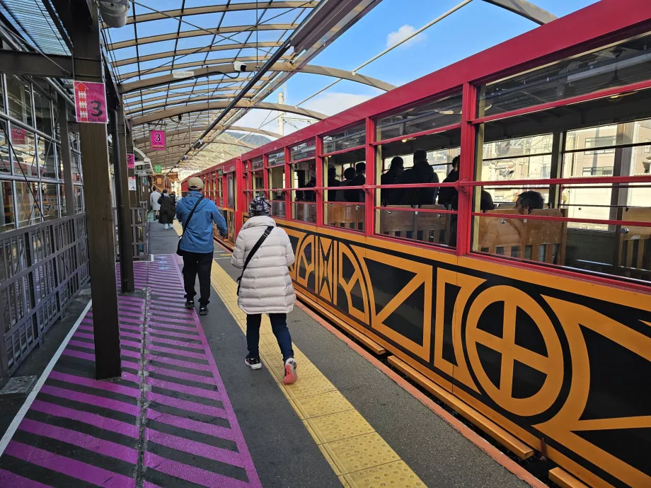 Salita a bordo del treno