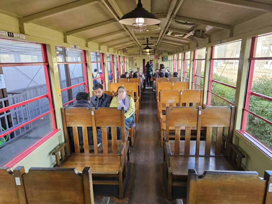 Interno della carrozza