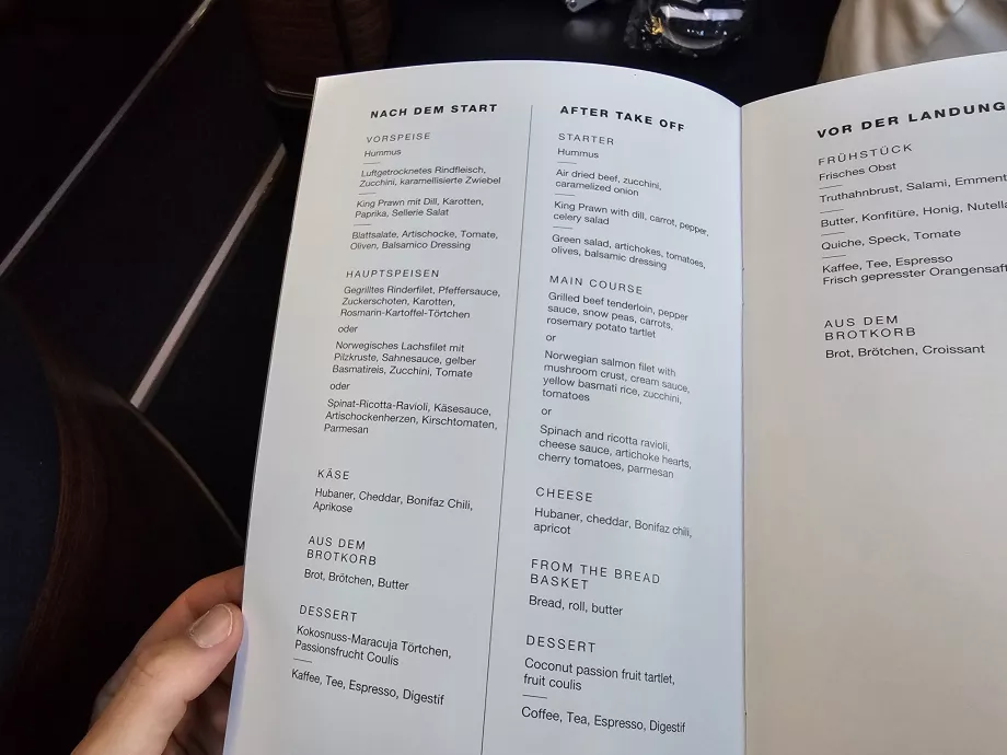 Piatto principale del menu