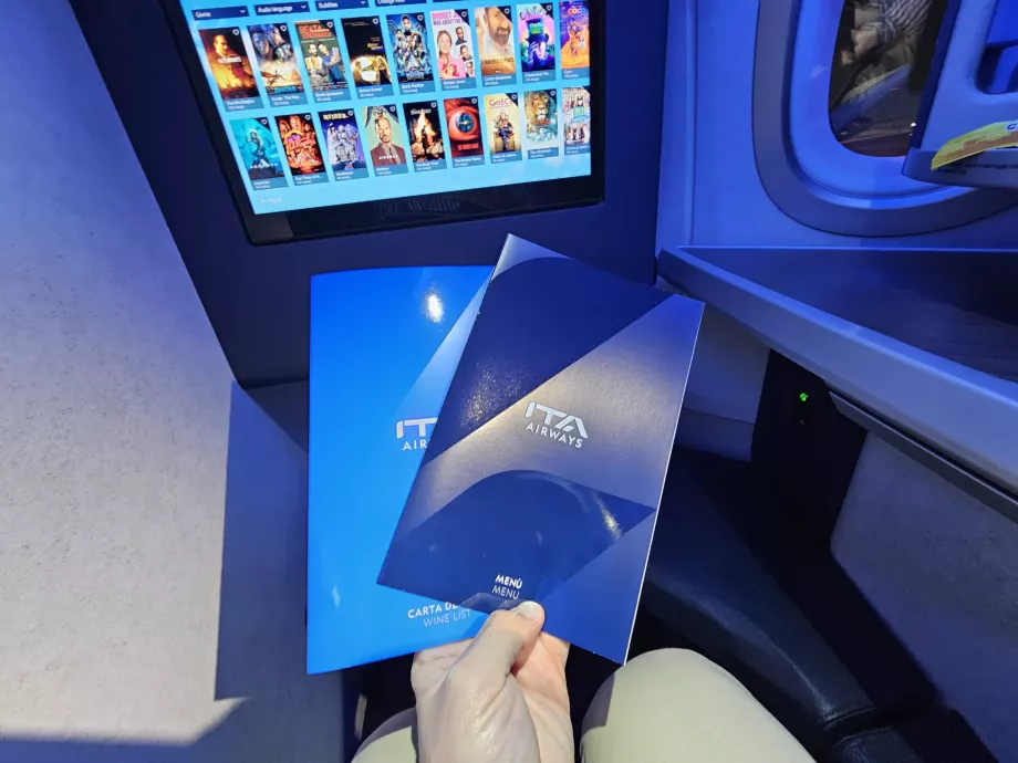 Menu e carta dei vini