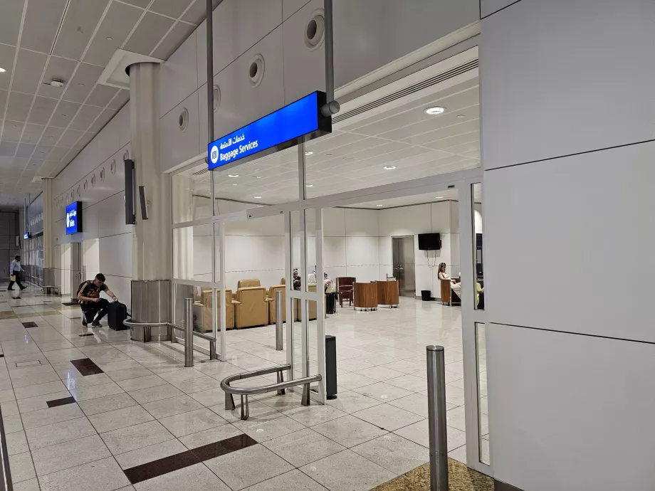 Deposito bagagli, Terminal 3