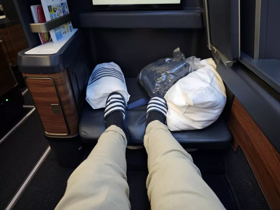Spazio per le gambe da seduti