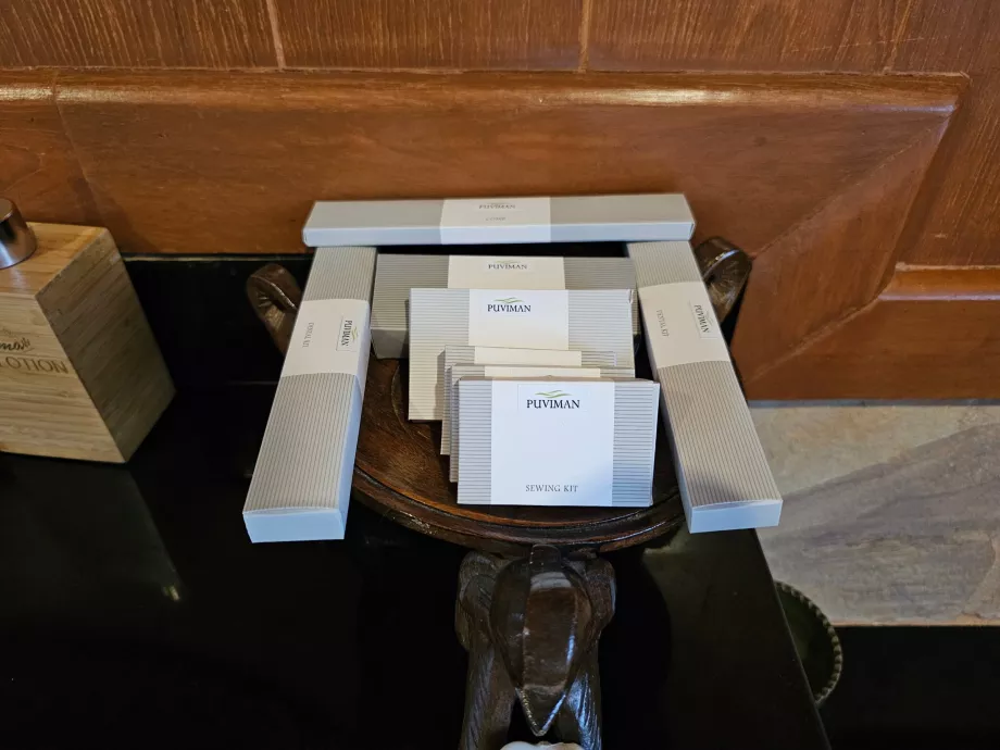 Kit di cortesia in bagno