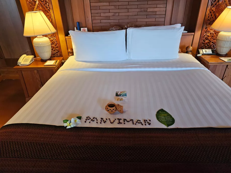 Il letto della nostra camera