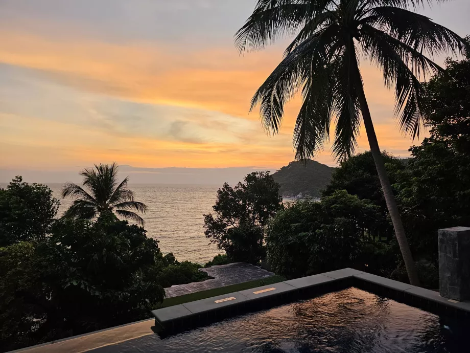 Vista mattutina dalla camera