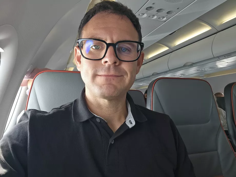 Io in classe business europea Condor