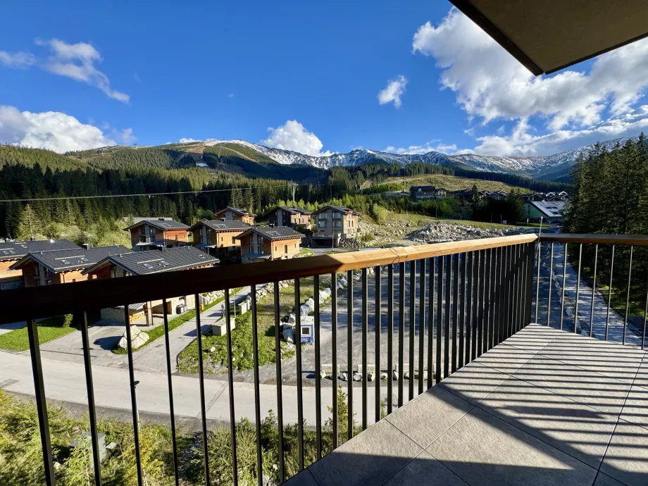 Vista panoramica dal balcone di fronte alla camera da letto