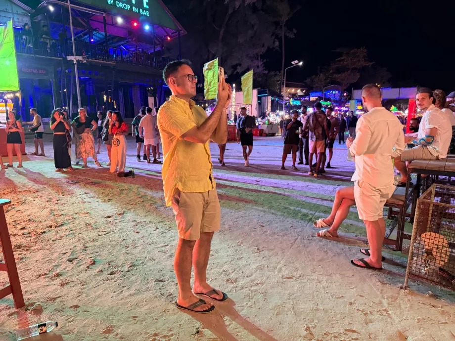 Io alla festa della luna piena