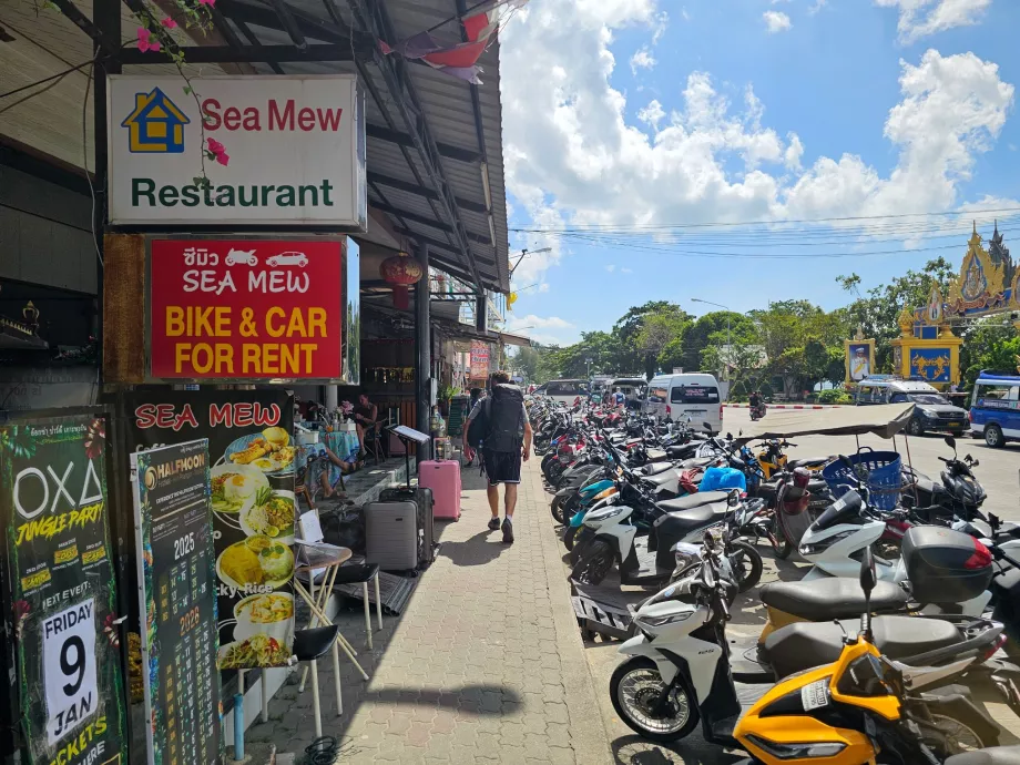 Noleggio scooter a Thong Sala Marina