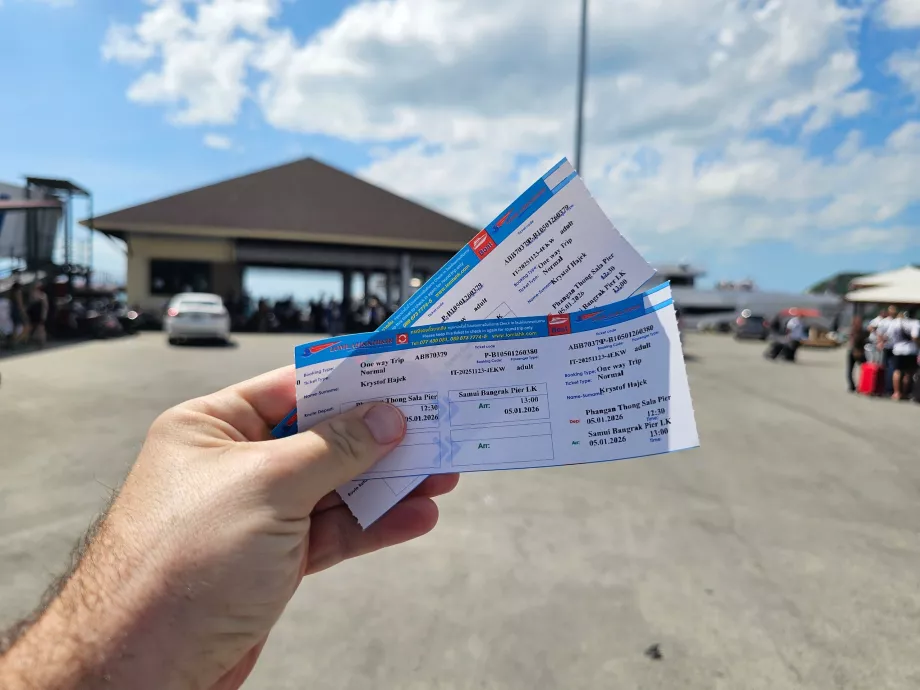 Biglietto per il traghetto Koh Phangan - Koh Samui