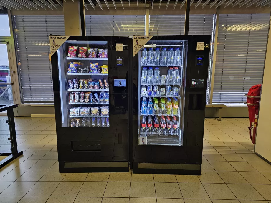 Vending machines, transit zone