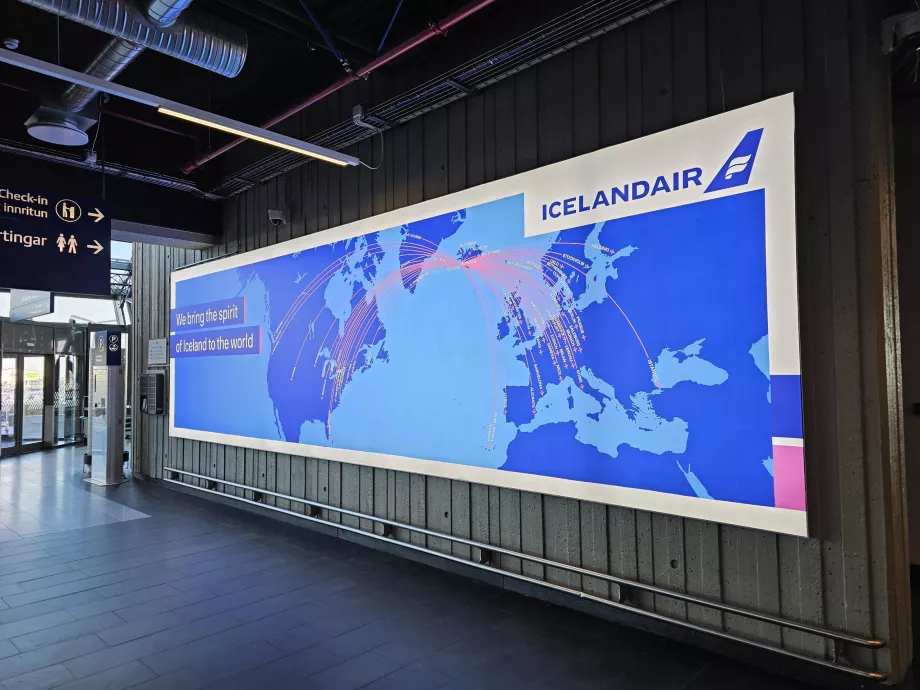 Mappa della destinazione Icelandair