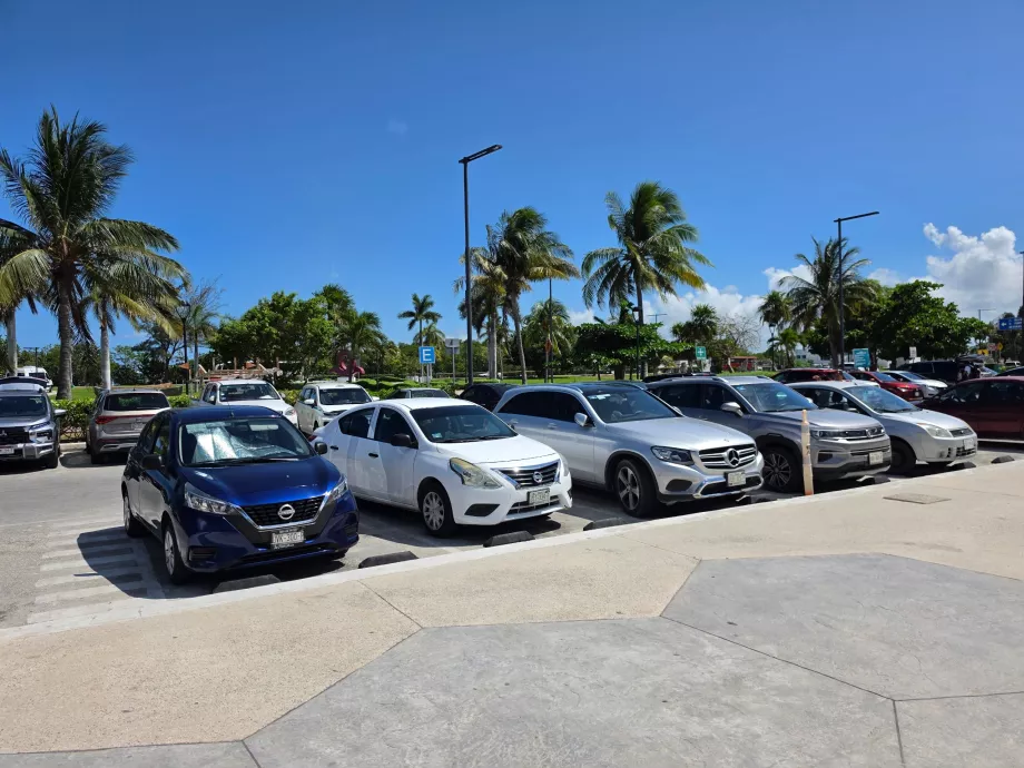 Parcheggio gratuito a Playa Langosta
