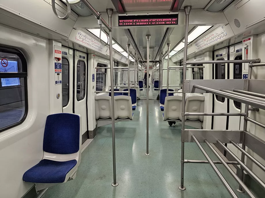Interno della metropolitana