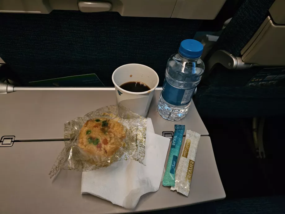 Colazione sul volo FRA-MCT