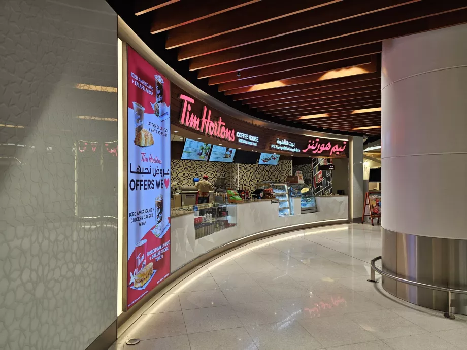 Tim Hortons, mezzanino, parte pubblica