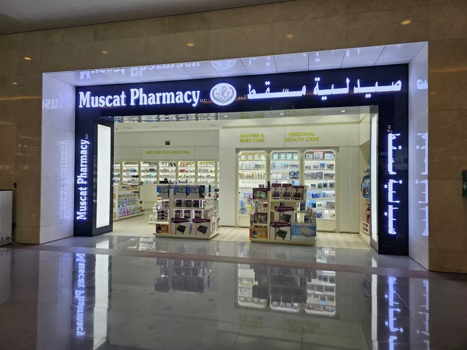 Farmacia, partenze, area pubblica