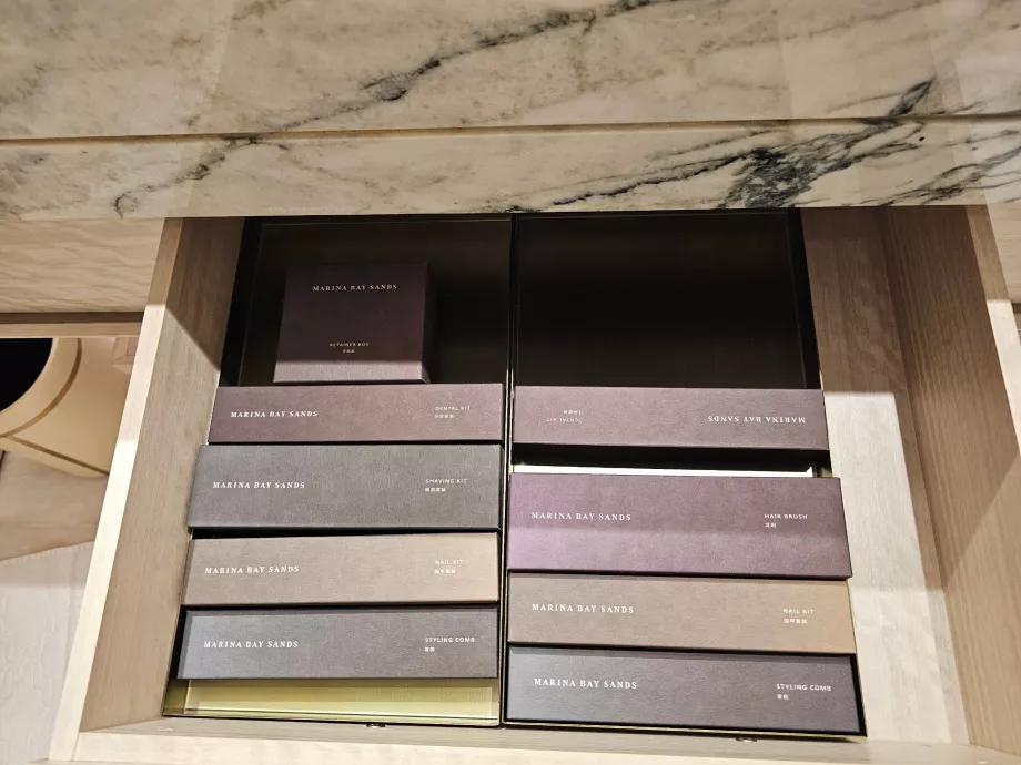 Kit di cortesia in bagno