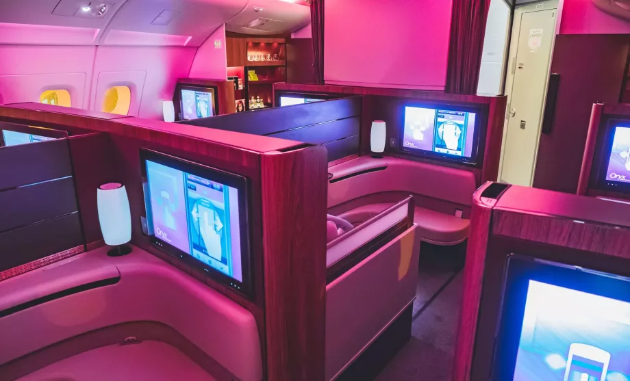 Prima classe con Qatar Airways