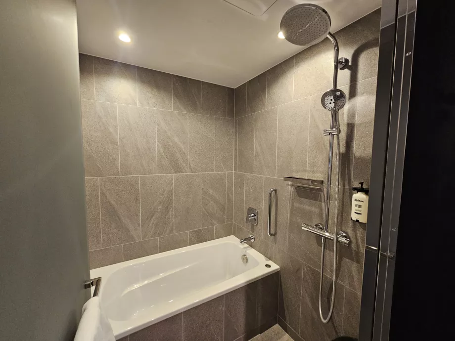 Doccia e vasca da bagno